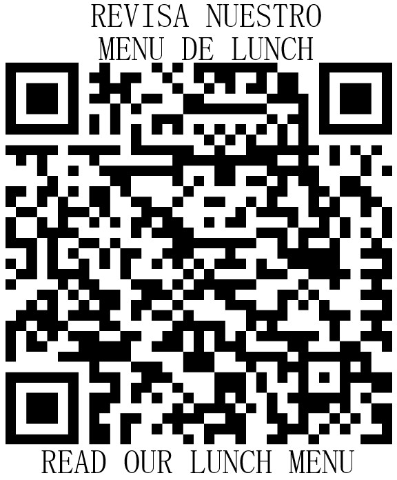 Menu Lunch Restaurante Hotel Tripui